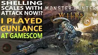 I Played GUNLANCE Monster Hunter Wilds Gamescom Hands On Gameplay   ガンランス  ゲームプレイ  #mhwilds