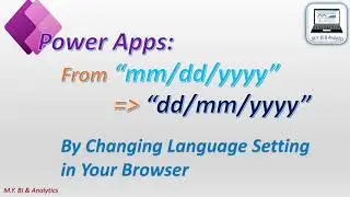 Power Apps Tips & Tricks: Date format from 