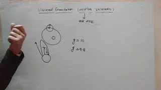 Universal Gravitation सार्वत्रिक गुरुत्वाकर्षण Physics For Board/Competitive exams in Hindi/English.