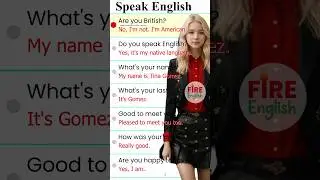 English speaking practice Are you American or British? How to speak English quickly? #english