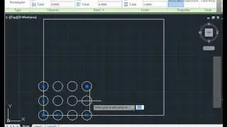 Creating rectangular arrays (linear patterns) AutoCAD Tutorials
