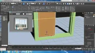 Tutorial on Modeling a Kitchen Window in 3dsmax.