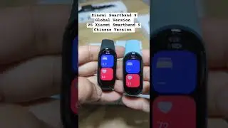 Xiaomi Smartband 9 Global Version VS Xiaomi Smartband 9 Chinese Version #xiaomismartband9 #xiaomi