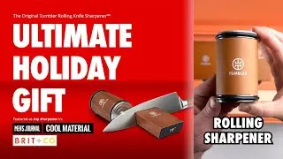 Unboxing the Tumbler Rolling Knife Sharpener Gift Box: Sharp Knives for the Holidays!