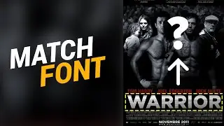 How to Match Font Quickly in Photoshop #shorts