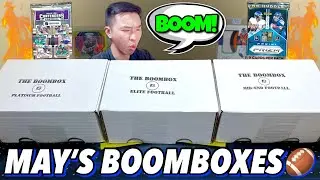 BIG BOOM FROM THE BOOMBOX! 🤯🔥 Opening May's Elite, Platinum, & Mid-End Football Boomboxes