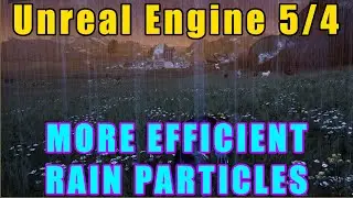 Unreal Engine 5/4 - Rain Effects And Rain Volumes - HIGH FPS TORRENTIAL RAIN!