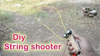 How to make String shooter | Rope launcher.