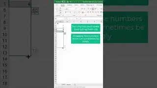 EXCEL TIP Quickly create a long list of numbers 