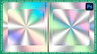 [ Photoshop Tutorial ] Holographic Background in Photoshop