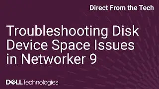 Troubleshooting Disk Device Space Issues in Networker 9