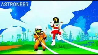 ASTRONEER - PERDIDOS EN EL ESPACIO!! #1 😱🤣 - Nexxuz