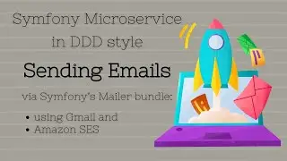 Symfony 6 Microservice in DDD style - Sending Emails via Mailer Bundle (Gmail & Amazon SES)