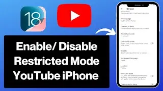 How To Turn OFF Restricted Mode on YouTube iPhone