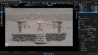 Real Snow Addon In Blender