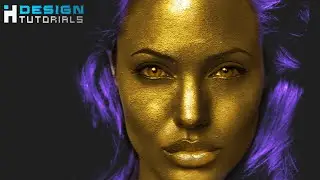 turn skin into gold in Adobe Photoshop