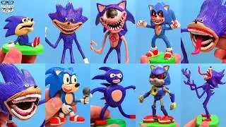 Лепим Все Формы Соника 😬 Страшный Sonic, EXE, Саник ► Видео Лепка