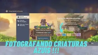 Fortuna Multicolorida: Criaturas Com Azul - Genshin Impact