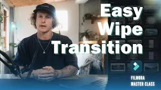 How to make Easy Wipe Transitions in Travel Videos use FILMORA