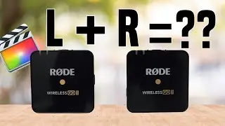 How to edit separate audio channels from Rode Wireless Go II (Final Cut Pro Tutorial)