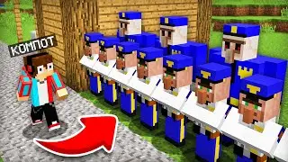 ВСЕ ЖИТЕЛИ СТАЛИ ПОЛИЦЕЙСКИМИ В МАЙНКРАФТ | Компот Minecraft