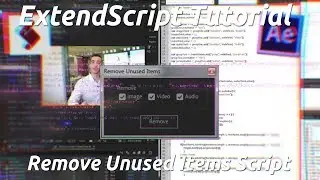 After Effects Scripting Tutorial: Remove Unused Items Script