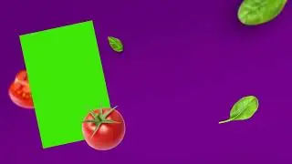 Green Screen Graphics | Vegetable Green Screen Template | HD 1080P