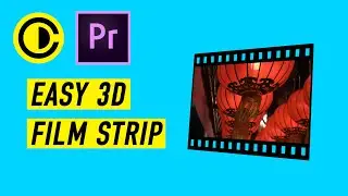 Easy 3D Film Strip in Adobe Premiere Pro tutorial