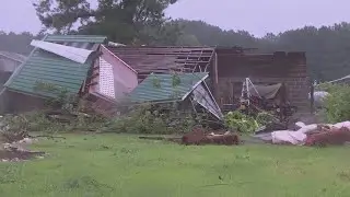 Tropical storm Debby brings flooding and risk of tornados to North Carolina