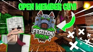 OPEN MEMBER REALM MCPE 1.16+||ferizon adventure