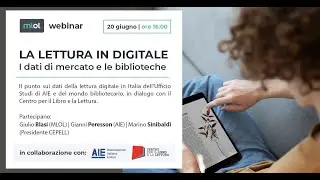 La lettura in digitale | I dati di mercato e le biblioteche