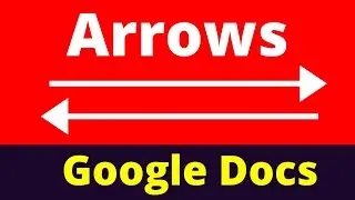 How to Put Arrows in Google Docs ⬆️↗️➡️↘️⬇️↙️⬅️↖️↕️↔️↩️↪️⤴️⤵️💘👈