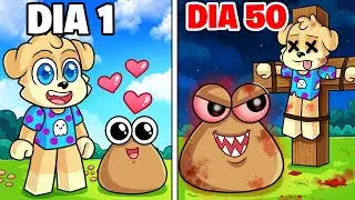FUE MALA IDEA ADOPTAR esta MASCOTA..🔪😈😥ESCAPA de BOU en ROBLOX con SOYDANY