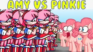 Friday Night Funkin Blockhead: Amy vs Pinkie (FNF Sonic x My Little Pony Mod)