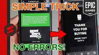 100% FIX ALL ERRORS Free Claim - GTA 5 EpicGames (Proof)