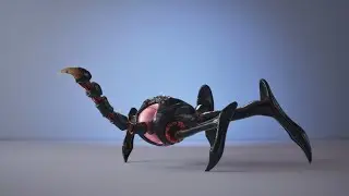 AlienSpider, a animated monster/character for #UE4 and #UE5 #uefn