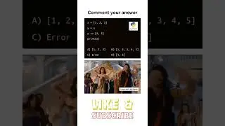 Python MCQ #5 For Beginners #shorts #viral