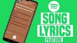 How to Find Song Lyrics on Spotify | Use Spotify Lyrics Feature | In Hind