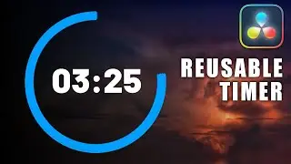 Re-Usable TIMER With Fusion | DaVinci Resolve