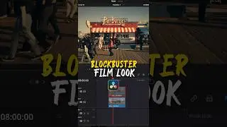 Iphone blockbuster film look in DaVinci Resolve