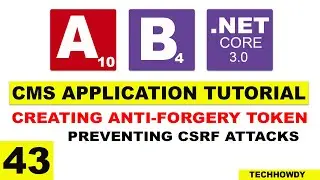 Creating & Using AntiForgery Tokens to  Prevent CSRF Attacks | ASP.NET CORE 3.0 | ANGULAR 10