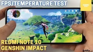 Xiaomi Redmi Note 10 Genshin Impact Gaming test | Snapdragon 678, 6GB Ram