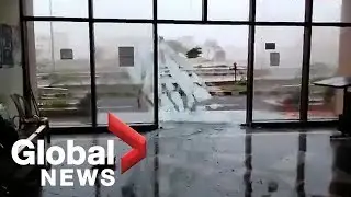 Cyclone Fani: Powerful storm shatters windows as it lashes Indias east coast