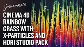 Cinema 4D Tutorial - X-Particles Wet Grass Look