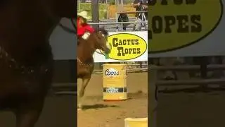 PRCA SANTA MARÍA ELKS RODEO 🧲 WOMENS BARREL RACING VICKY COOK RIDES #viral #shorts #barrelracing