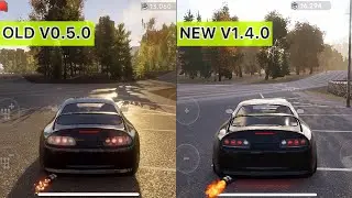 CarX Street | V0.5.0 vs V1.4.0 | OLD vs NEW | Toyota Supra MK4