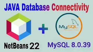 How to connect MySql Database 8.0.39 & Java NetBeans IDE 22 Using Connector-j Driver || JDBC in java