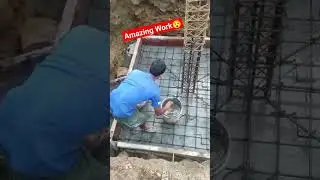 Amazing Work😯 Reinforcement in column footing 