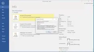 How to Set a Password for a document in Word 2016