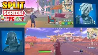 How To SPLIT SCREEN on Fortnite Chapter 3 Season 4! (PS/Xbox/PS/Switch/Mobile) 2022!